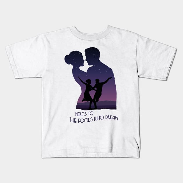 The fools who dream - La La Land Kids T-Shirt by geekmethat